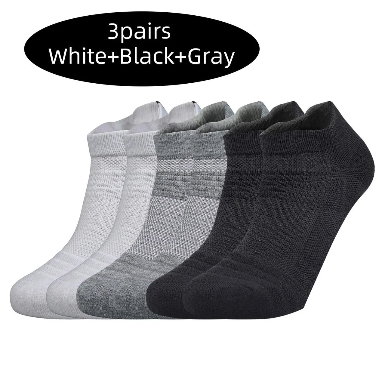 Women Men No-Show Everyday Cushion Socks