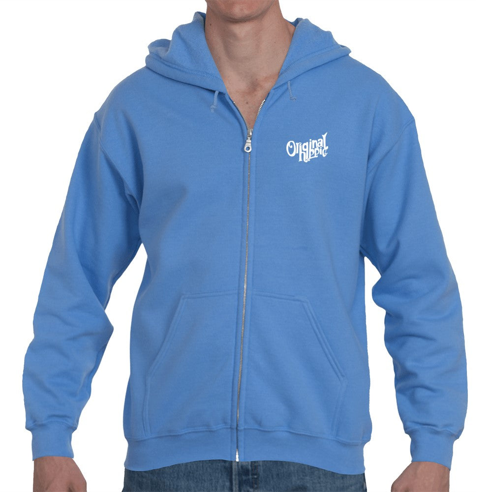 Carolina blue discount zip up hoodie